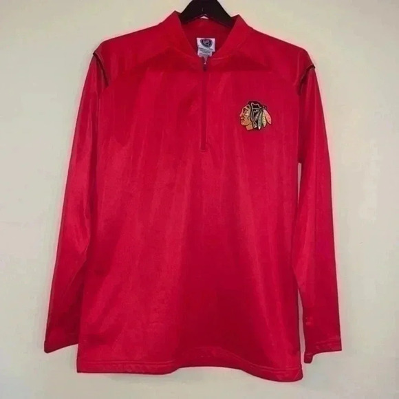 NHL Other - Men’s Quarter Zip NHL Chicago Blackhawks Jacket Size M